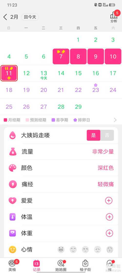 美柚的排卵期准吗游戏截图