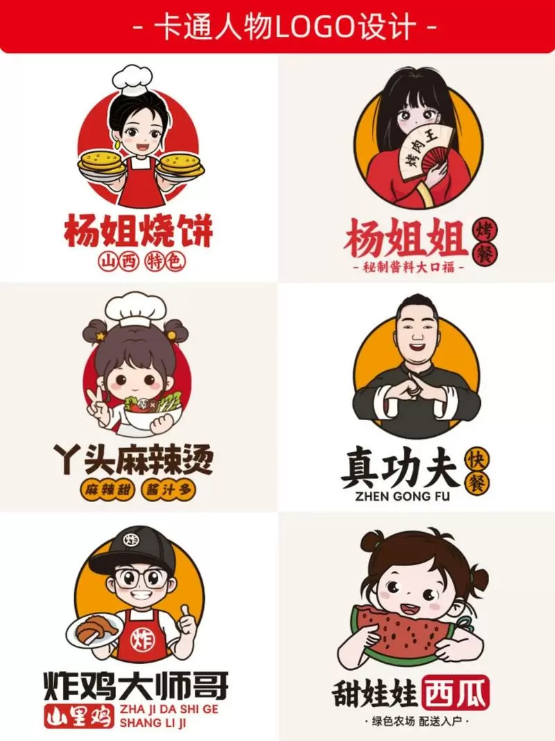 卡通Q版人物图标